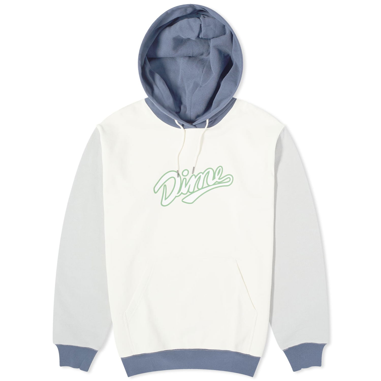 Mikina Dime Team Split Hoodie Biela | DIME23D1F9-CRE, 0