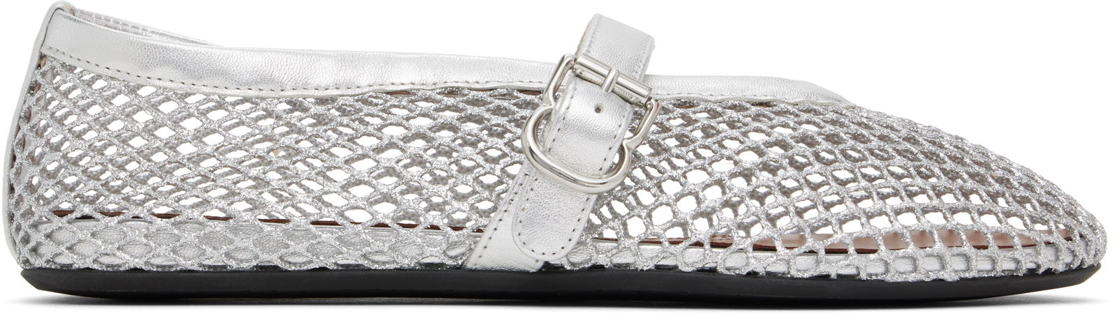 ALAÏA Fishnet Ballerina Flats