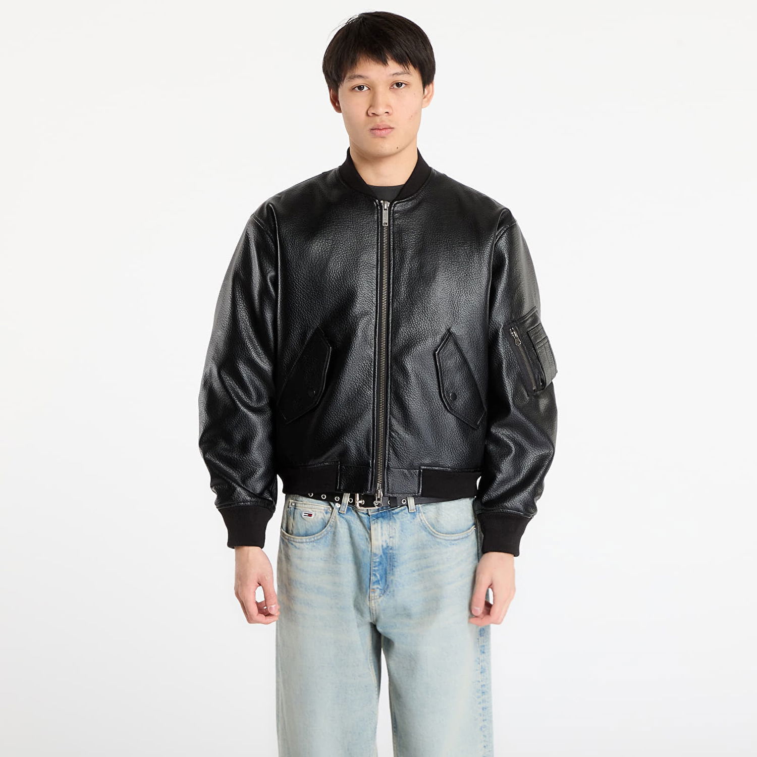 Bomber bunda Wasted Paris Kingdom Faux Leather Bomber Jacket Čierna | WP_000334, 0