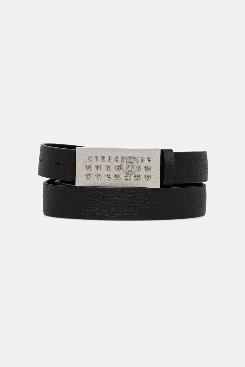 Opasok Maison Margiela MM6 Maison Margiela Numbers Belt Čierna | SA6TP0010.P8326.T8013