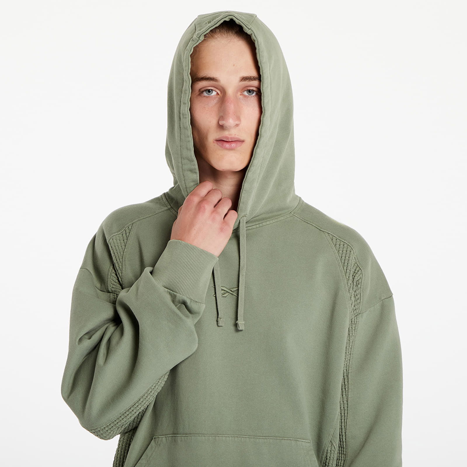 Uniform Bi-Material Hooded Forest Green