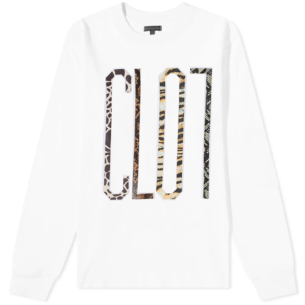 Tričko CLOT Patchwork Logo Tee Biela | CLLS22F10010-WHT, 0