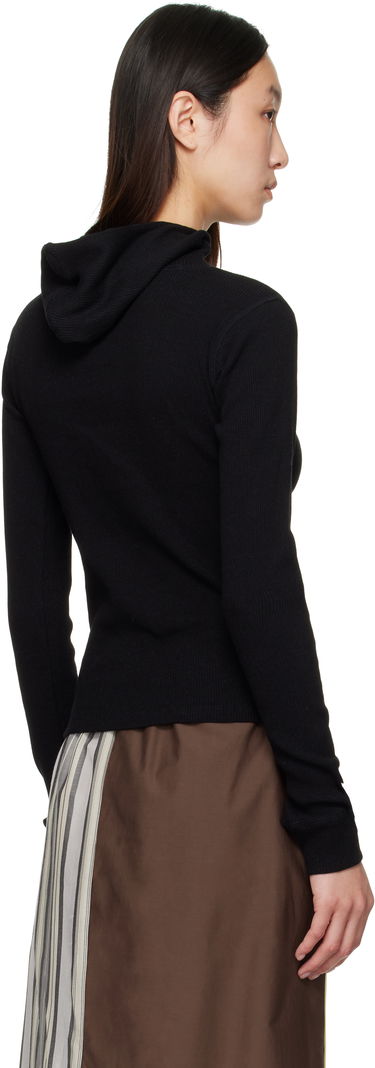 Mikina Baserange Baserange Hanifa Ribbed Hoodie Čierna | TTHH-RCR-AU25, 2