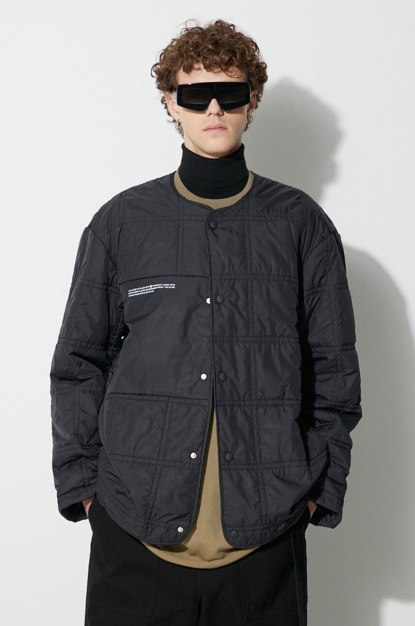 Prešívaná bunda PANGAIA Pangaia Quilted Liner Jacket Čierna | 10000529, 0