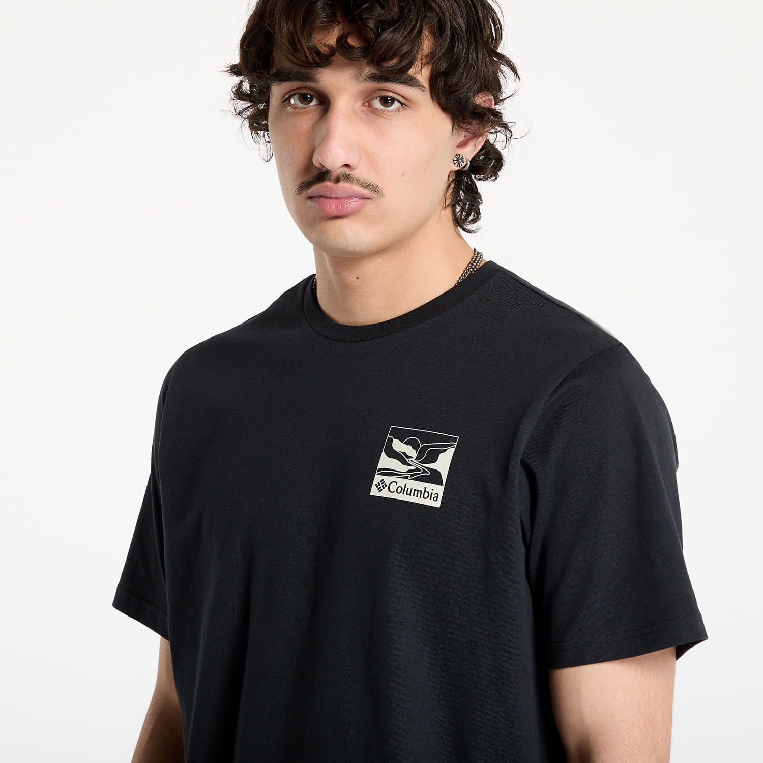Tričko Columbia Columbia Explorers Canyon™ Back Short Sleeve Tee Čierna | 2036451003, 1