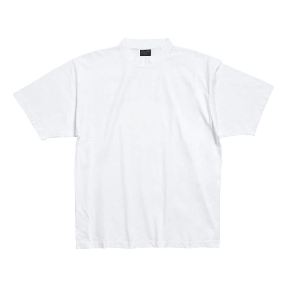 Tričko Balenciaga Balenciaga Hand-Drawn Medium Fit T-Shirt Biela | 764235TPVU49601, 0
