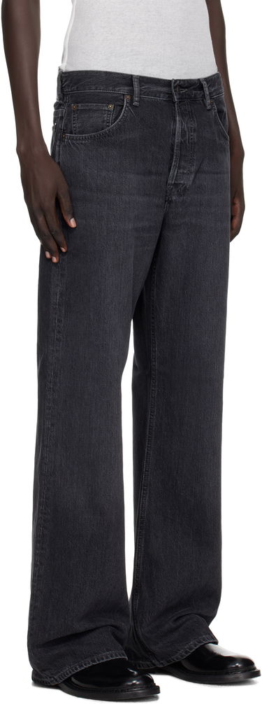 Džínsy Acne Studios Loose-Fit Jeans Čierna | B00363-, 4