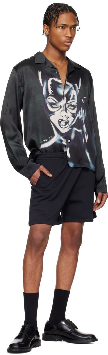 Šortky Acne Studios Fleece Shorts by Acne Studios Čierna | CE0064-, 3
