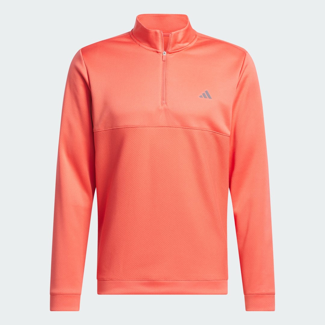 Textured Quarter-Zip Top