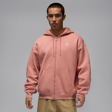 Mikina Jordan Jordan Brooklyn Fleece Full-Zip Hoodie Ružová | IB7231-685, 0