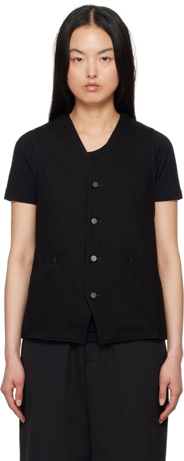 Vesta LEMAIRE Lemaire Button Denim Vest Čierna | OW1071 LD1004, 0
