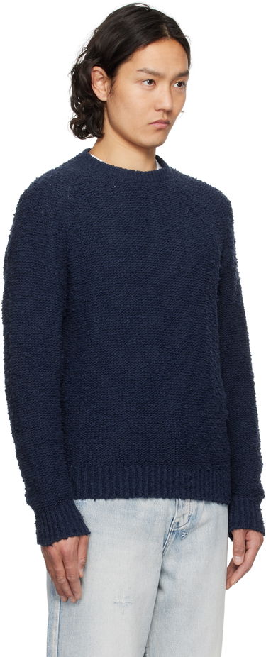 Sveter Noah Noah Popcorn Yarn Sweater Navy | SW090SS25BLU, 1