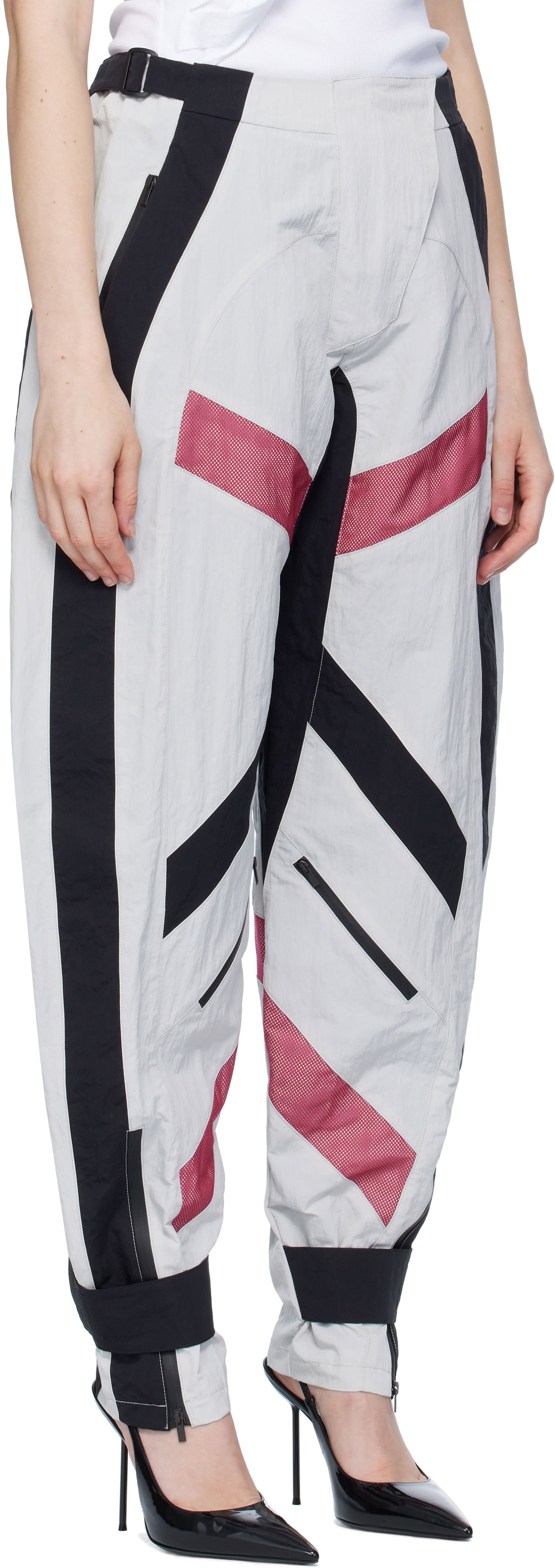 Nohavice The Attico The Attico Panelled Harem Pants Šedá | 250WCP00269 PAA100AA, 1