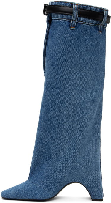 Tenisky a topánky Coperni Open Knee Denim Boots Modrá | COPSH50202, 2