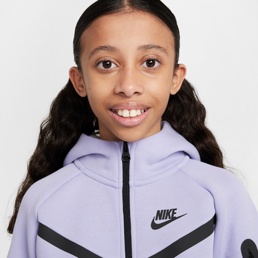 Mikina Nike Sportswear Tech Fleece Full-Zip Hoodie Fialová | HV8695-533, 4