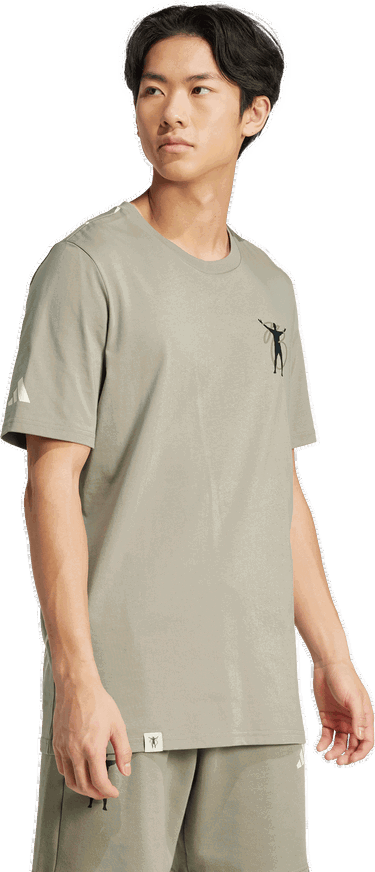 Tričko adidas Performance Jude Bellingham Culturewear T-Shirt Béžová | JY1876, 3