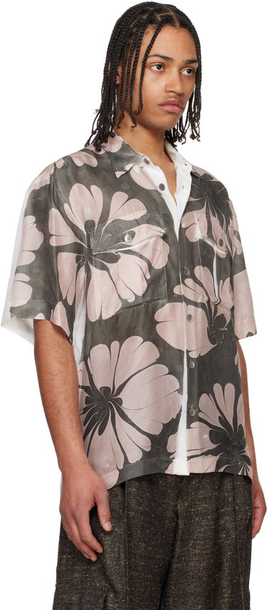 Košeľa Dries Van Noten Dries Van Noten Dessin Print Shirt Šedá | 251-020724-1197, 1