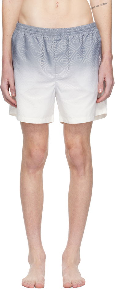 Plavky Casablanca Printed Swim Shorts Biela | MPS25-TR-224-02, 0