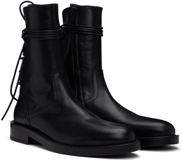 Oblečenie Ann Demeulemeester Ann Demeulemeester Heiko Leather Boots Čierna | CO02-M-A40-LT047-099, 3