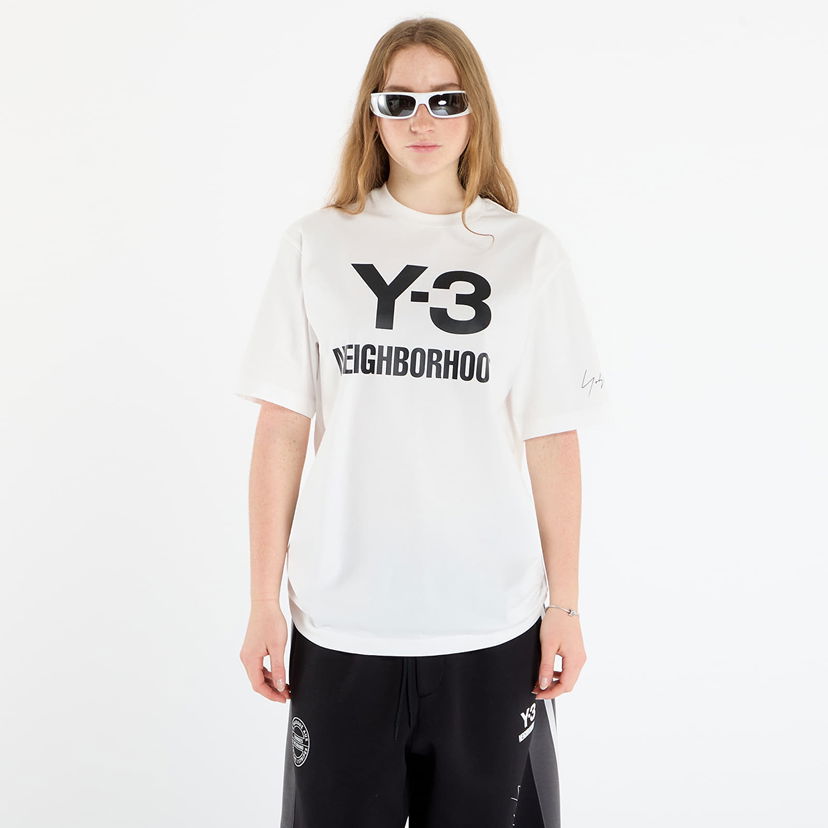 Tričko Y-3 Y-3 x Neighborhood Logo T-Shirt Biela | JX7449