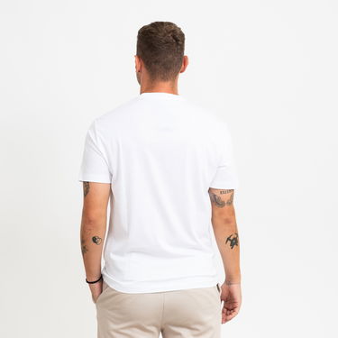 Tričko Emporio Armani EA7 T-Shirt With Logo Print Biela | 6DPT81-PJVPZ-1100, 1