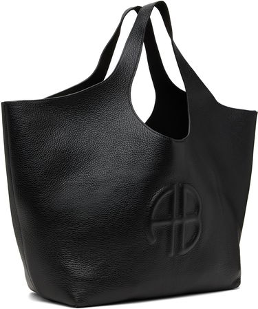 Tote bag Anine Bing Leather Tote Bag Čierna | A-13-10364-000, 4