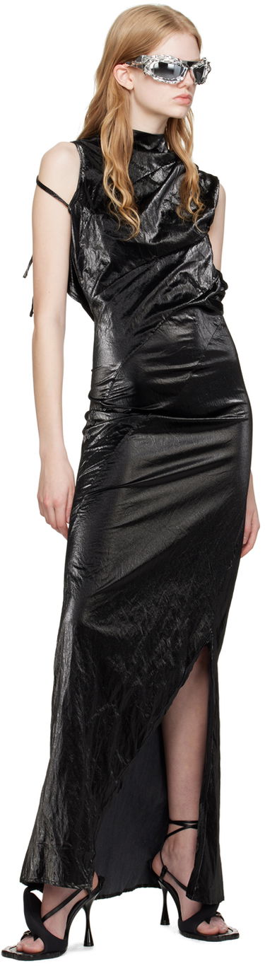 Šaty Ottolinger Ottolinger Draped Maxi Dress Čierna | 1101604, 3