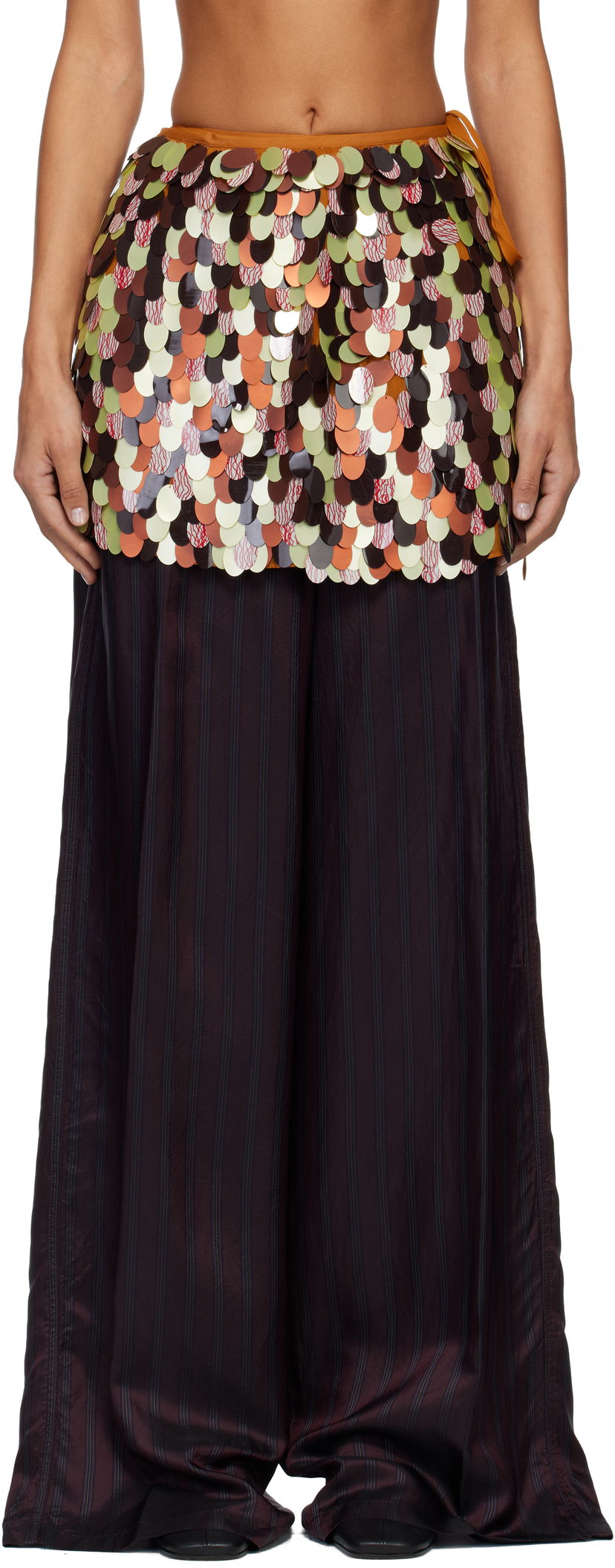Sukňa Dries Van Noten Dries Van Noten Embellished Wrap Miniskirt Rôznofarebný | 252-010602-2317