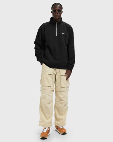 Mikina OBEY Mock Neck Sweatshirt Čierna | 111620098-BLK, 2