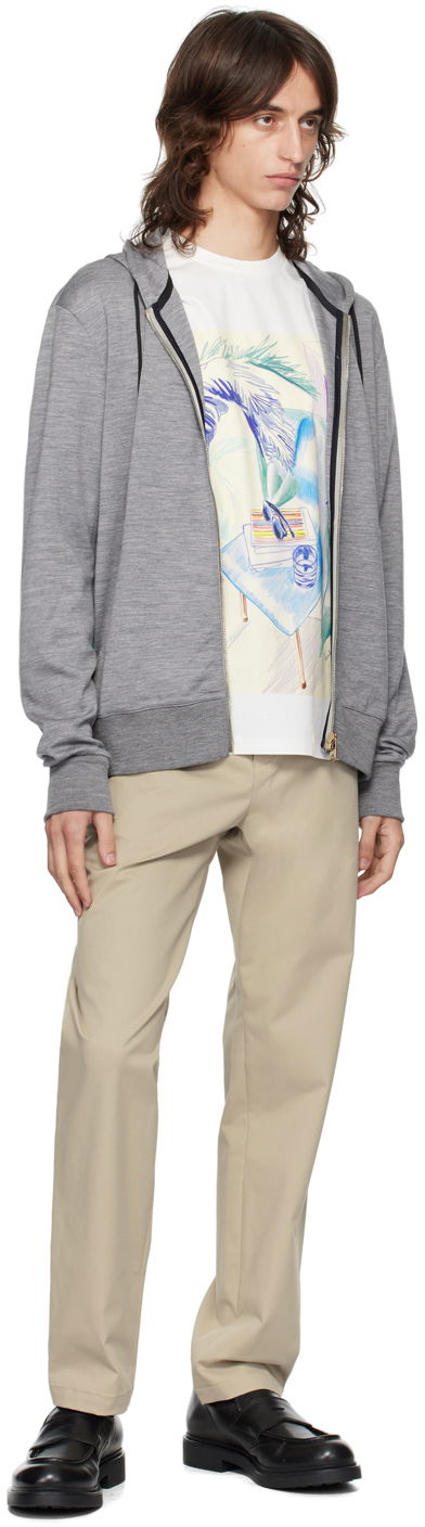 Paul Smith Signature Stripe Zip Hoodie