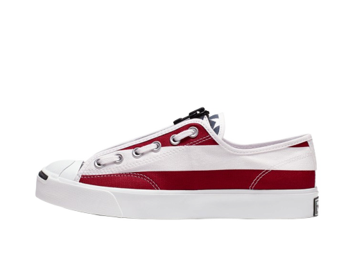 Tenisky a topánky Converse Jack Purcell Zip Ox TakahiroMiyashita TheSoloist White Red Vínová | 164836C