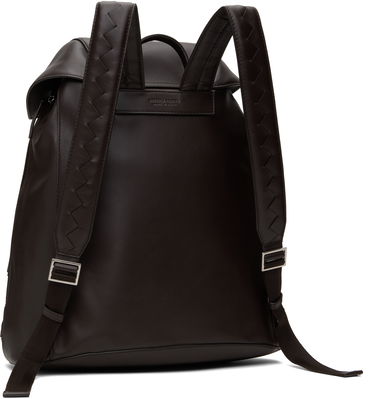 Batoh Bottega Veneta Leather Backpack Hnedá | 807748 V4O93 2145, 2