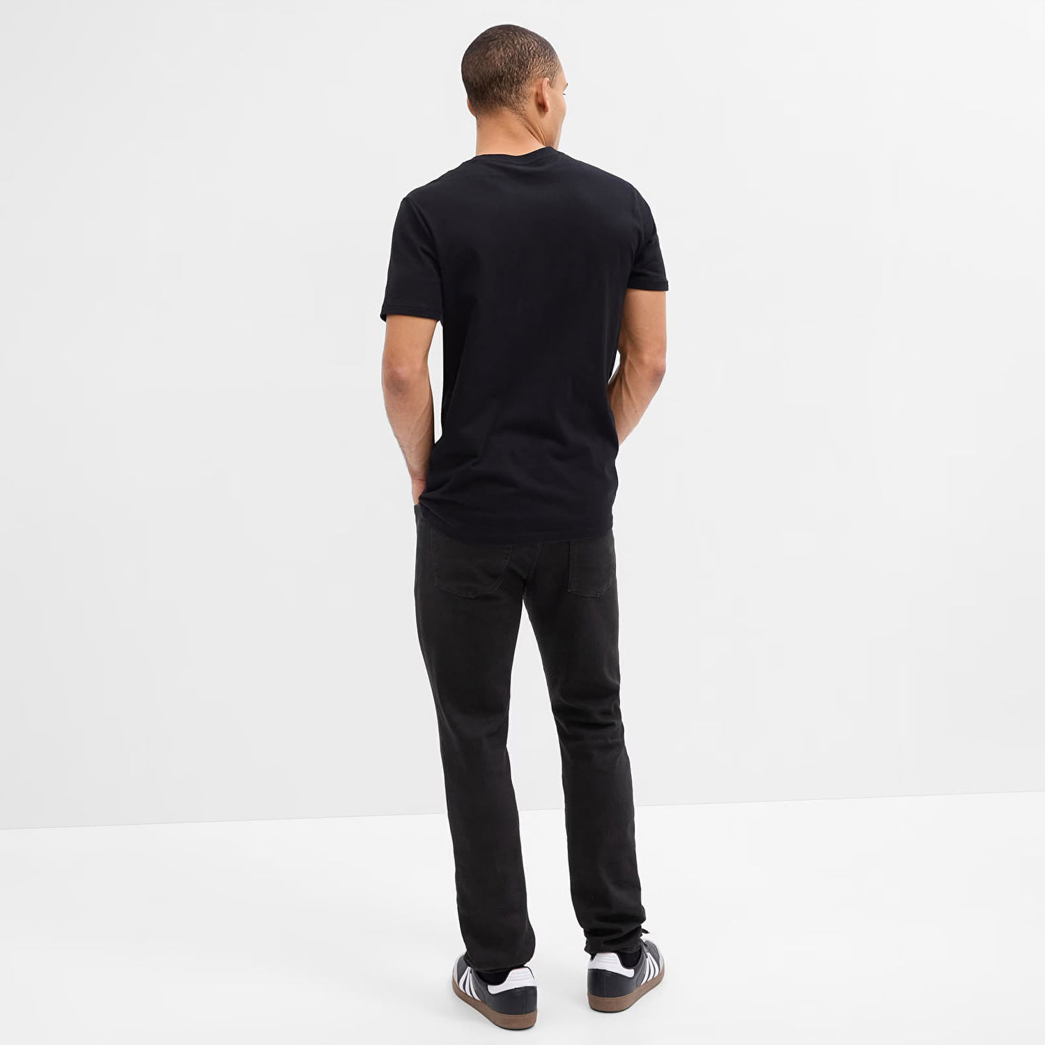 Nohavice GAP Denim Pants Skinny Black Wash Čierna | 747178-00, 1
