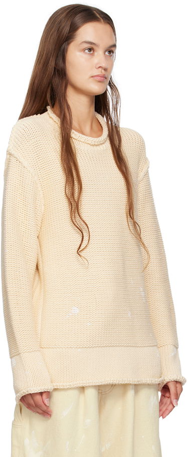 Sveter R13 R13 Rolled Edge Knit Sweater Béžová | R13WY152-Y055B, 1