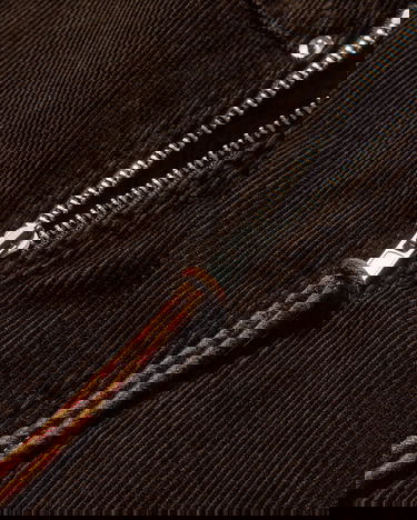 Bunda Aries Washed Cord Carpenter Hooded Jacket Hnedá | AR7025004 Brown, 3