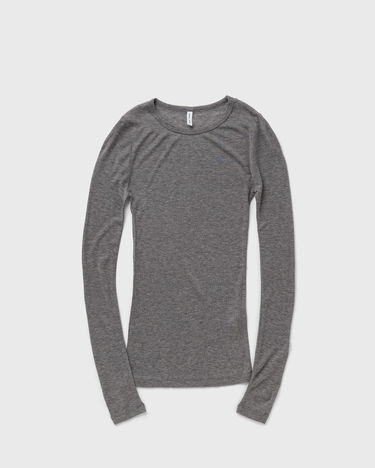 Sveter Samsoe Samsoe Samsøe & Samsøe Sadou Long Sleeve T-Shirt, Size L Šedá | F10000014-GREY-MEL, 0