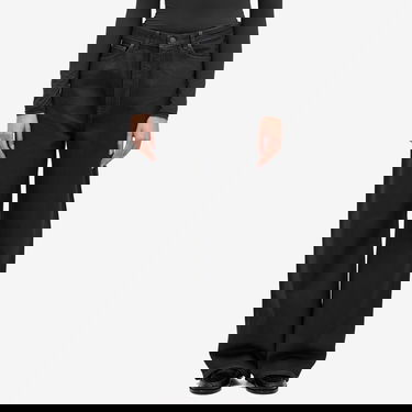 Džínsy Samsoe Samsoe Sashelly Wide Leg Foil Jeans Čierna | F24400117, 2