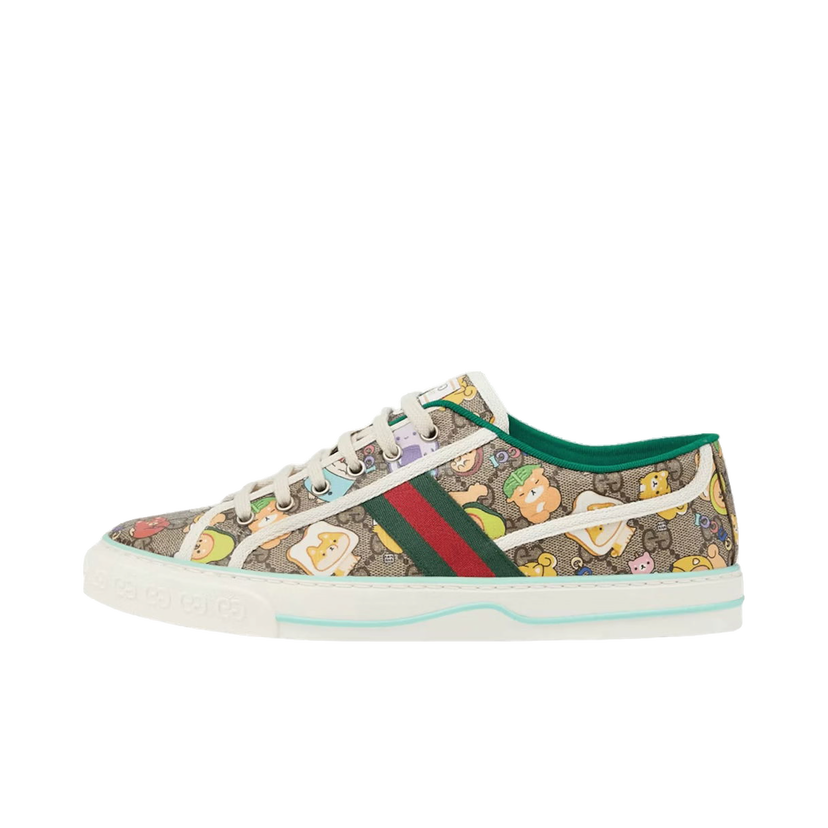 Tenisky a topánky Gucci x Pikarar Tennis 1977 Animal print Multi Béžová | 737517 FABOQ 8941