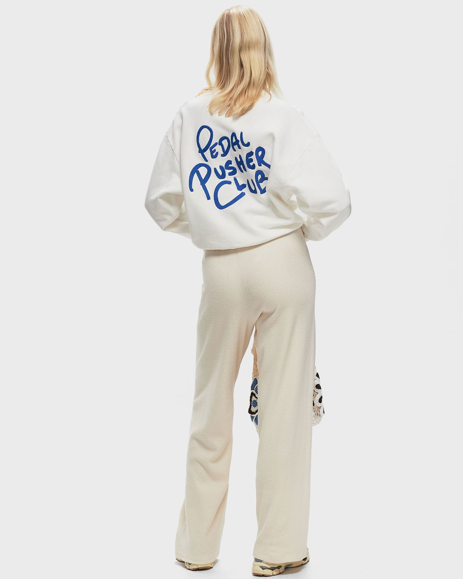 Mikina CLOSED PRINTED CREWNECK Biela | C95496-472-EM-218, 1