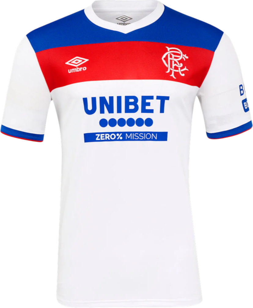 Dres Umbro Umbro Rangers FC Away Jersey 2025/26 Biela | tm11003-003