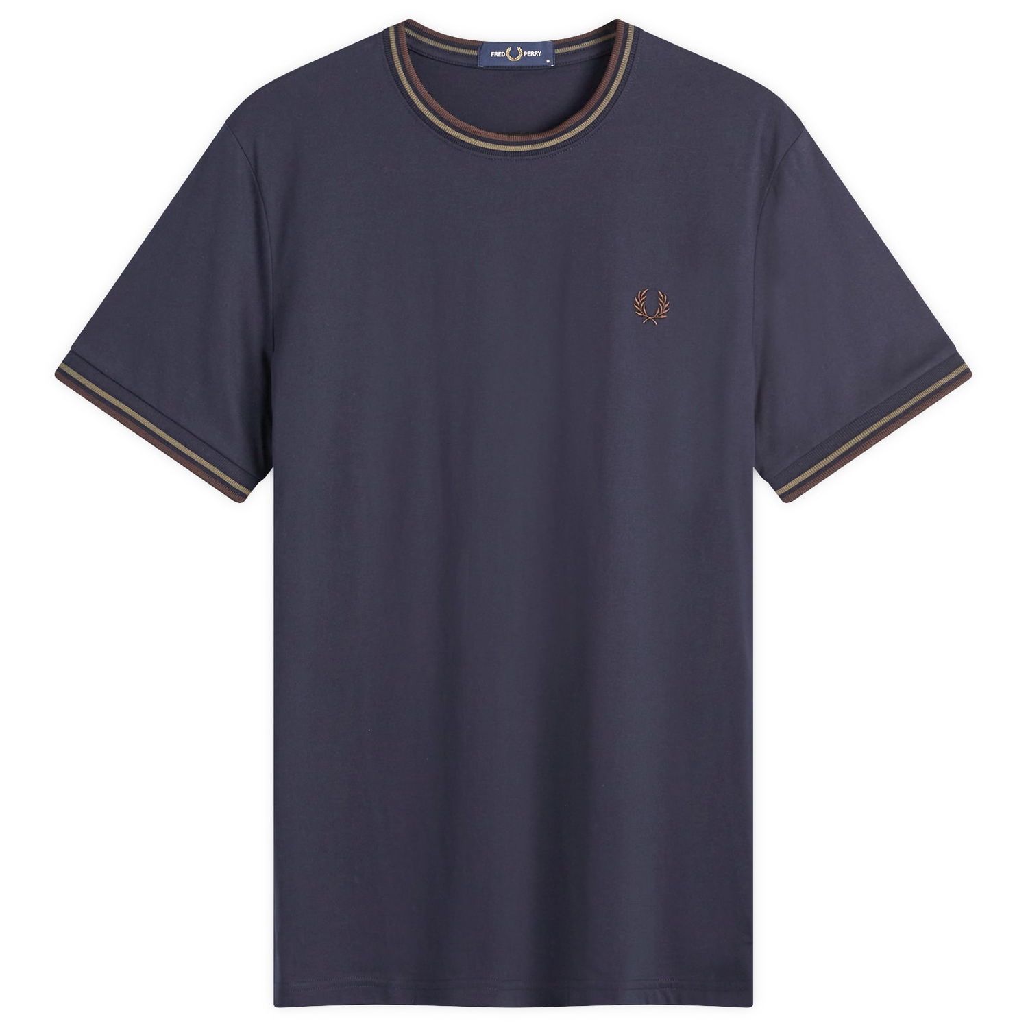 Tričko Fred Perry Twin Tipped T-Shirt Modrá | M1588-W65, 0