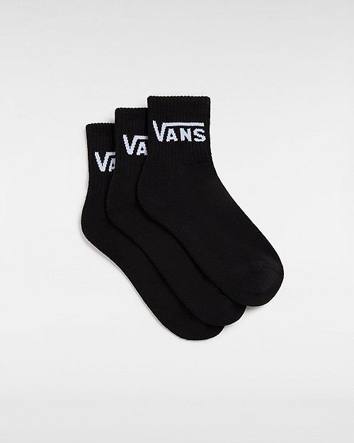Ponožky Vans Classic Half Crew Socks (3 Pack) Čierna | VN000J5BBLK, 0