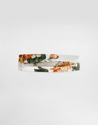 Dolce & Gabbana Flower-Print Poplin Headband