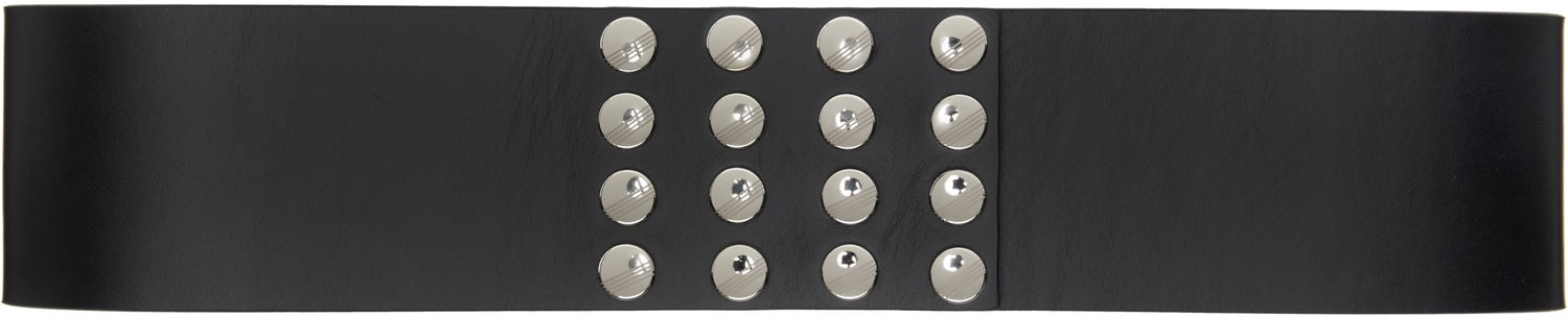 Opasok The Attico The Attico Studded Wide Leather Belt Čierna | 250WKE00025 LBT019AA, 0