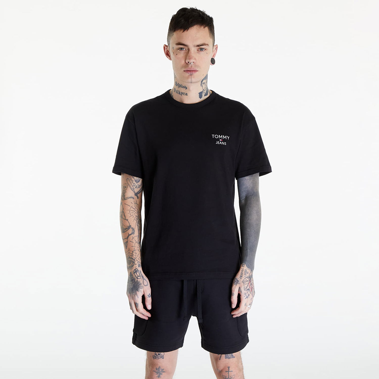 Tričko Tommy Hilfiger Reg Corp Tee Ext Black Čierna | DM0DM18872 BDS, 0