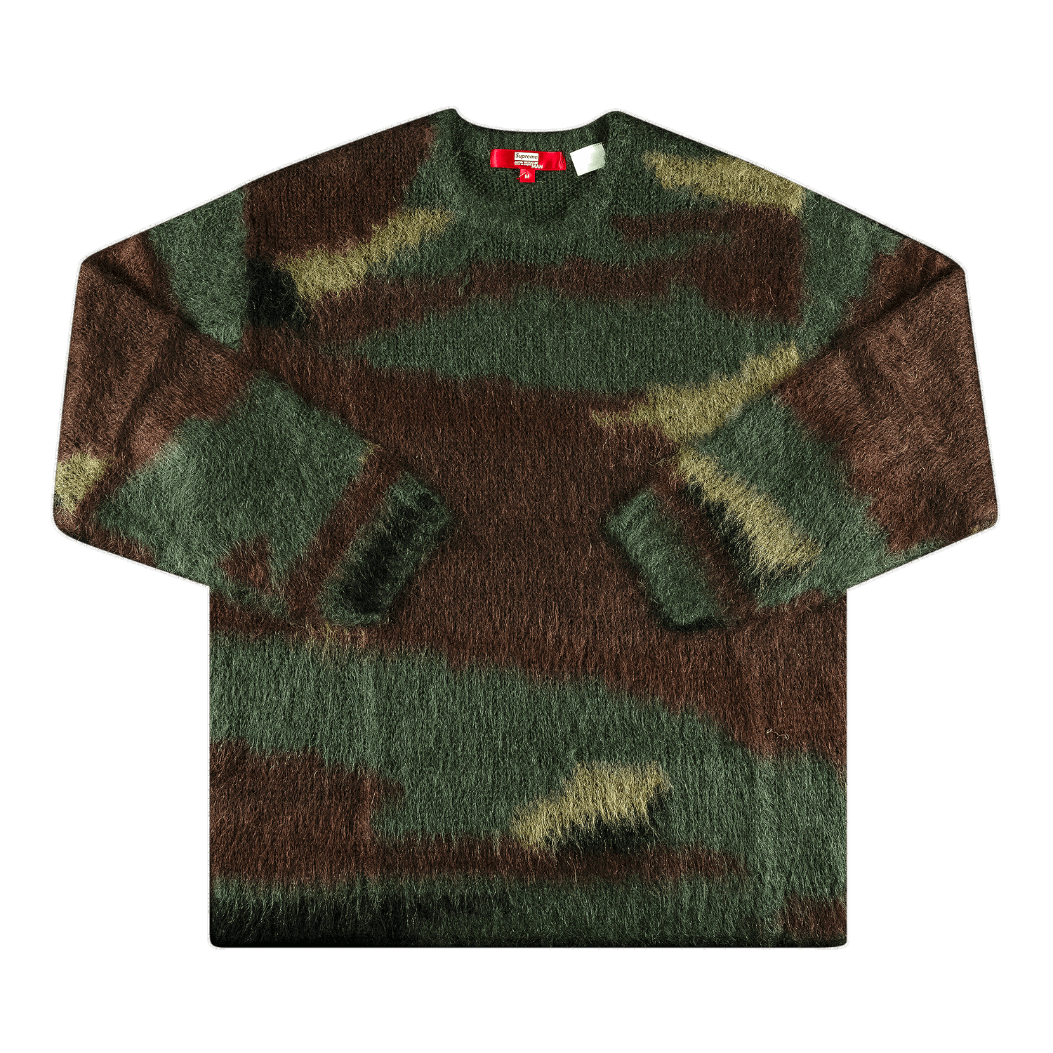Sveter Supreme Junya Watanabe x Comme des Garçons MAN Brushed Camo Sweater Zelené | FW21SK20 OLIVE, 0