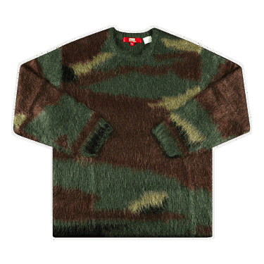 Sveter Supreme Junya Watanabe x Comme des Garçons MAN Brushed Camo Sweater Zelené | FW21SK20 OLIVE, 0
