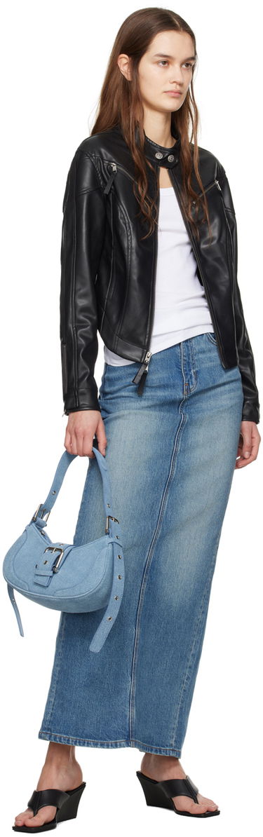 Taška cez rameno OSOI Denim Shoulder Bag Modrá | 23SB050-02-08, 3