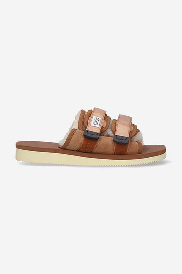 Tenisky a topánky SUICOKE Rubber Sole MOTO-M2AB Slides Hnedá | MOTO.M2AB.BROWN, 0