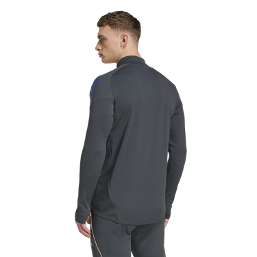 Mikina adidas Performance Olympique Lyon Tiro 25 Competition Training 1/4 Zip Top Šedá | JL7747, 2